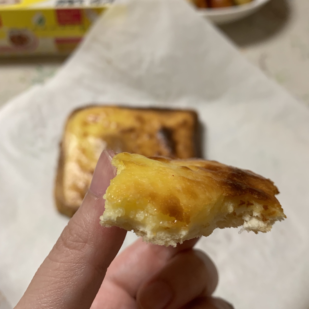 懒人版岩烧乳酪片快速消耗吐司片奶酪