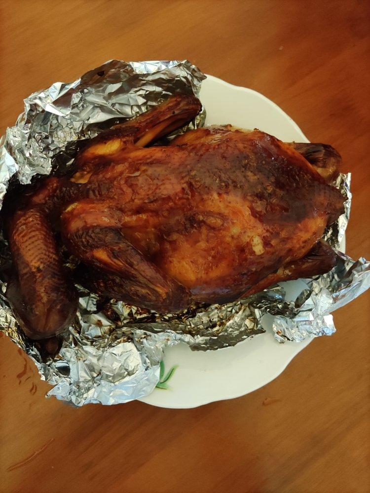 烤三黄鸡（空气炸锅烤三黄鸡）