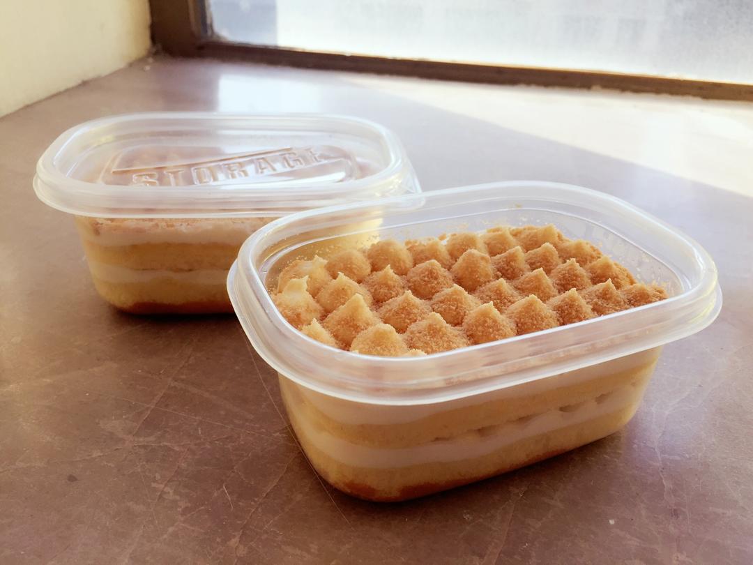 日式豆乳盒子蛋糕