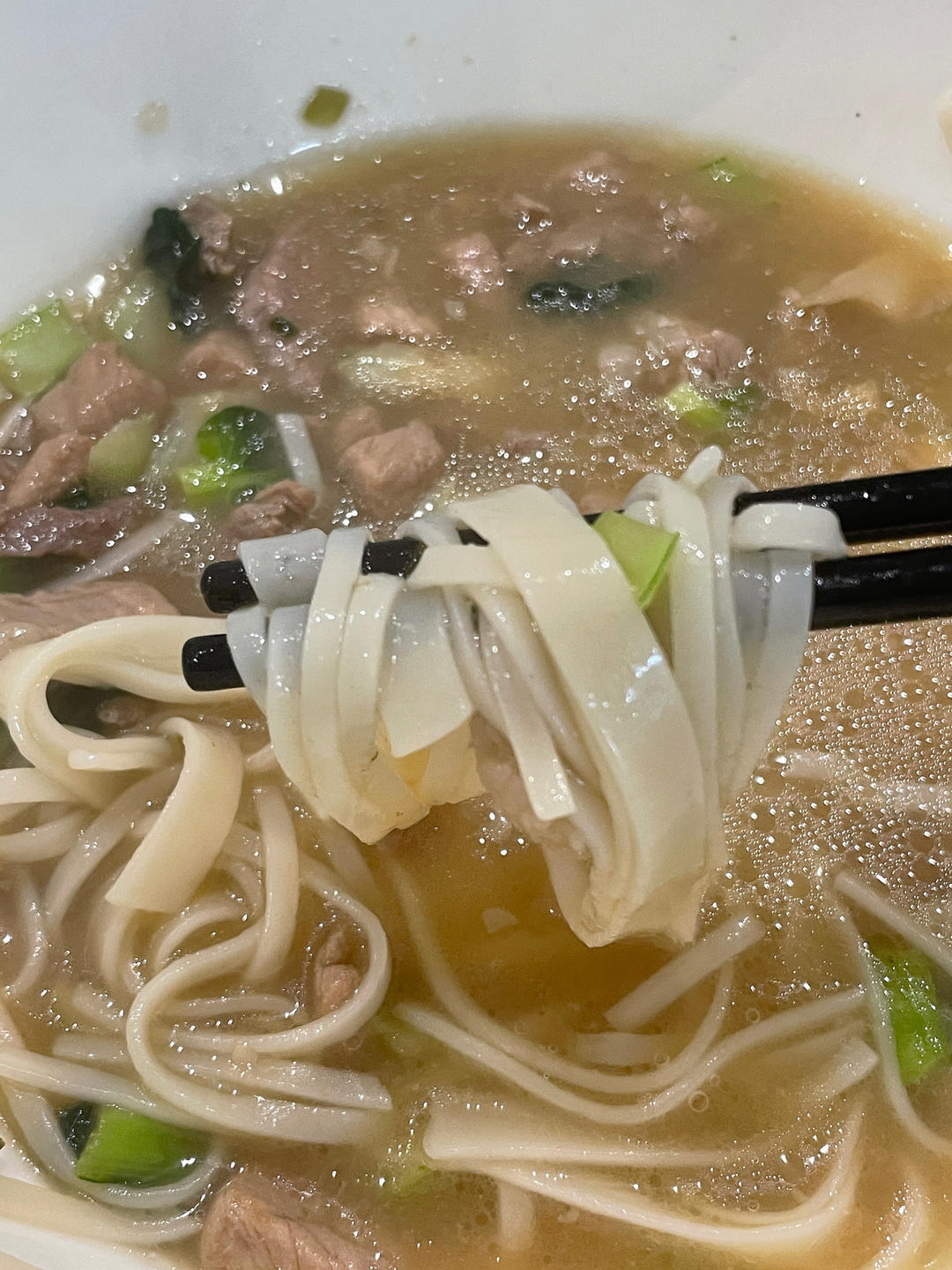 香菇肉末汤面！好吃到渣渣都不剩！