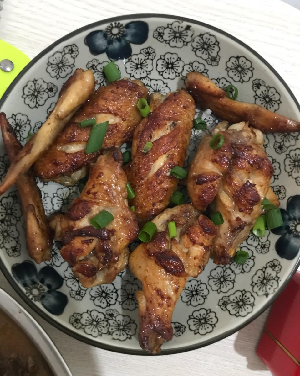 煎鸡翅中