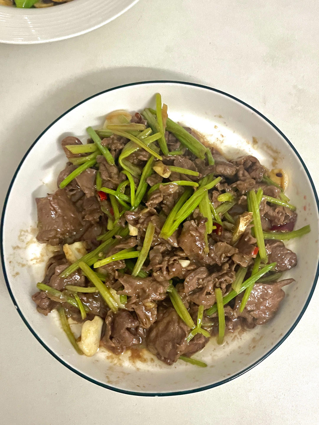 芹菜炒牛肉