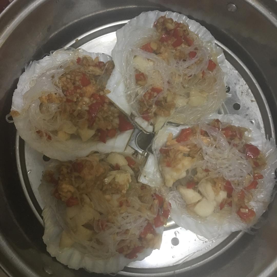 蒜蓉粉丝蒸扇贝