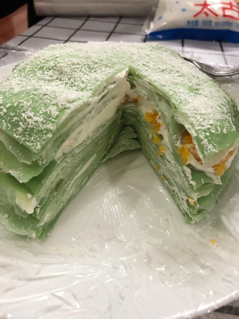 芒果千层蛋糕，100%成功告别煎皮无能