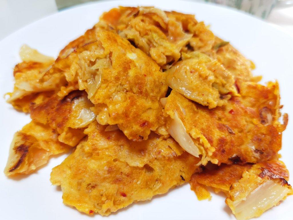 堂妈教你做泡菜饼