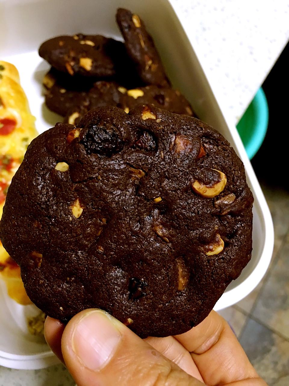 三重巧克力曲奇饼干 Triple Chocolate Cookies