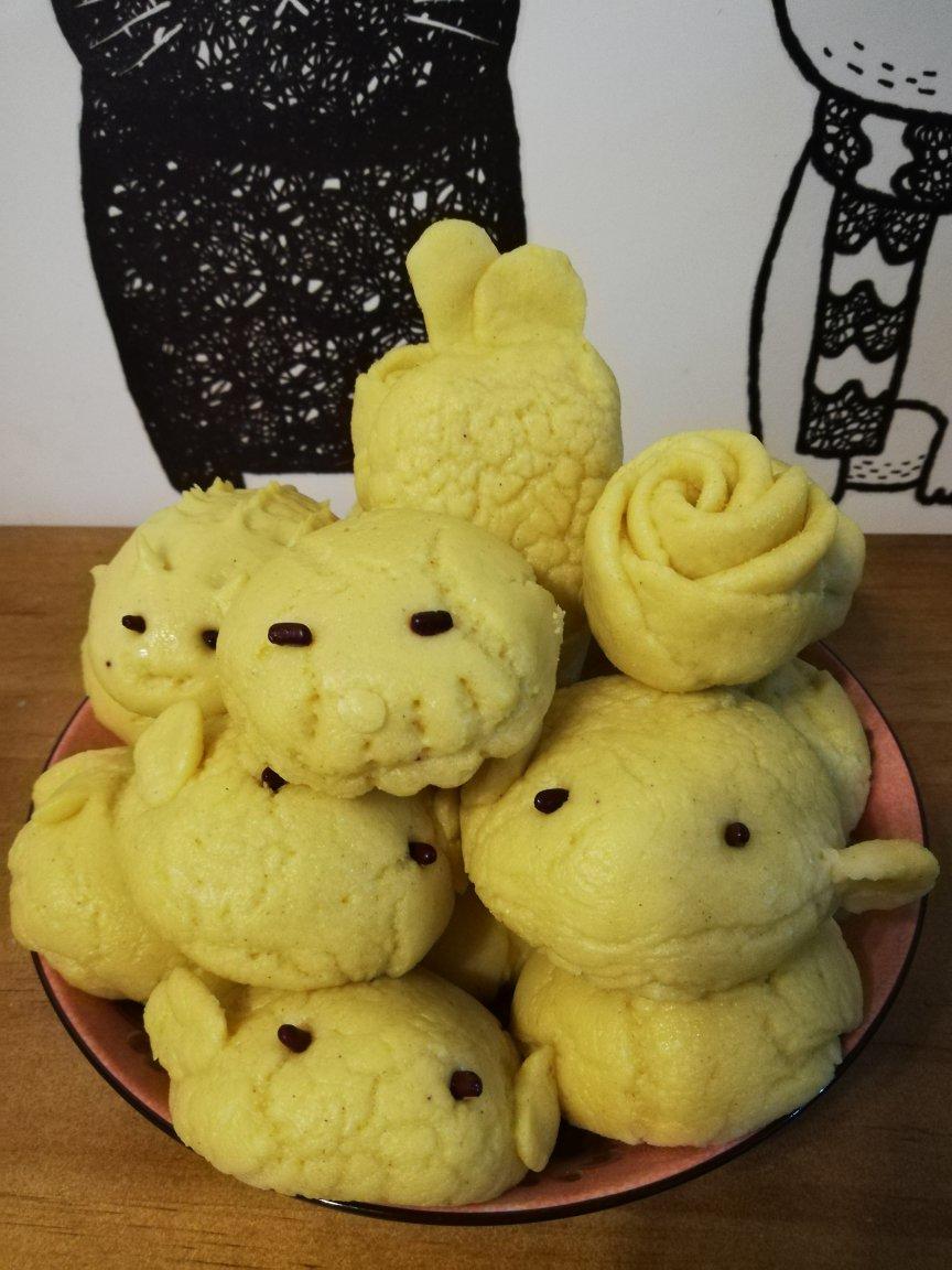 有着面包口感的红糖馒头（一次发酵）