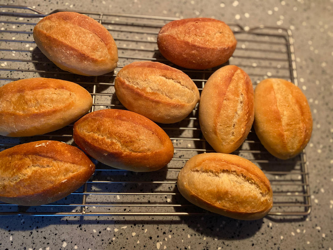 德式小餐包 Brötchen （液种法）