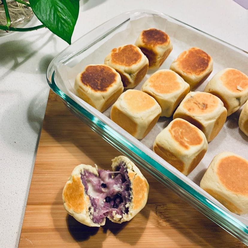【爆浆紫薯仙豆糕】