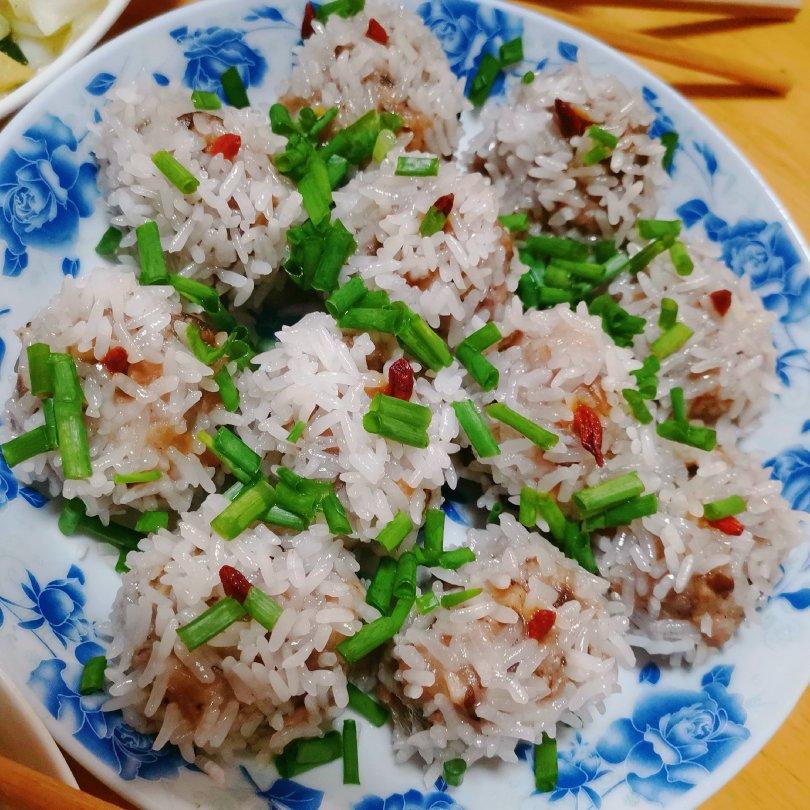 蒸糯米丸子