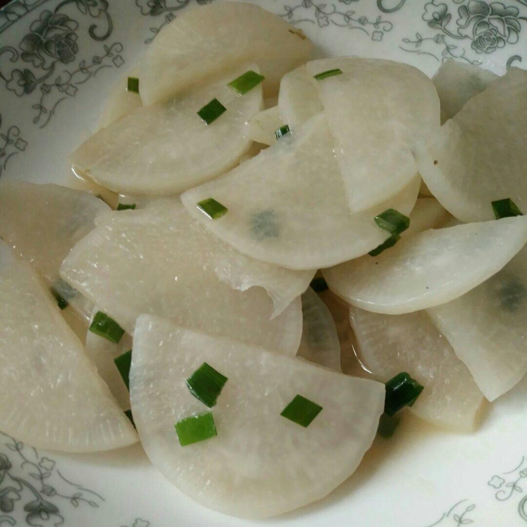 清炒白萝卜