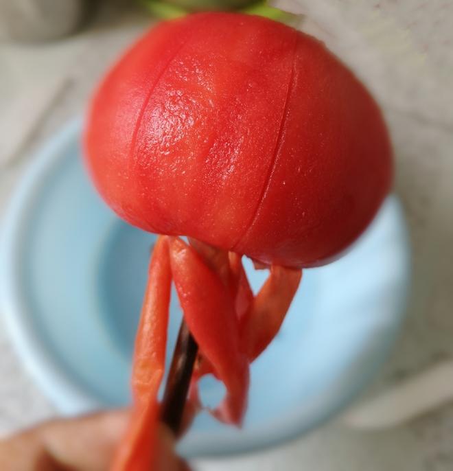 番茄去皮  烤火法的做法