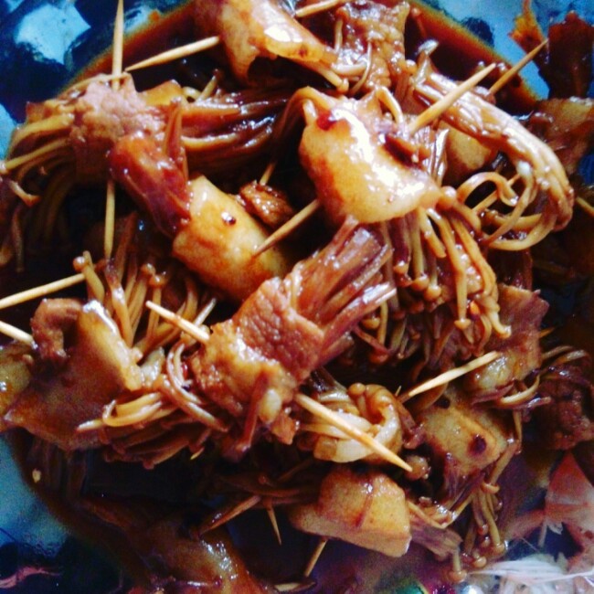 金针菇肉卷