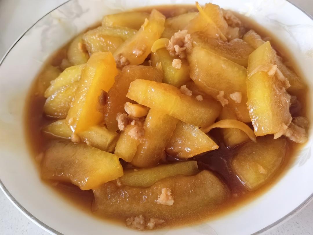 肉沫炒冬瓜