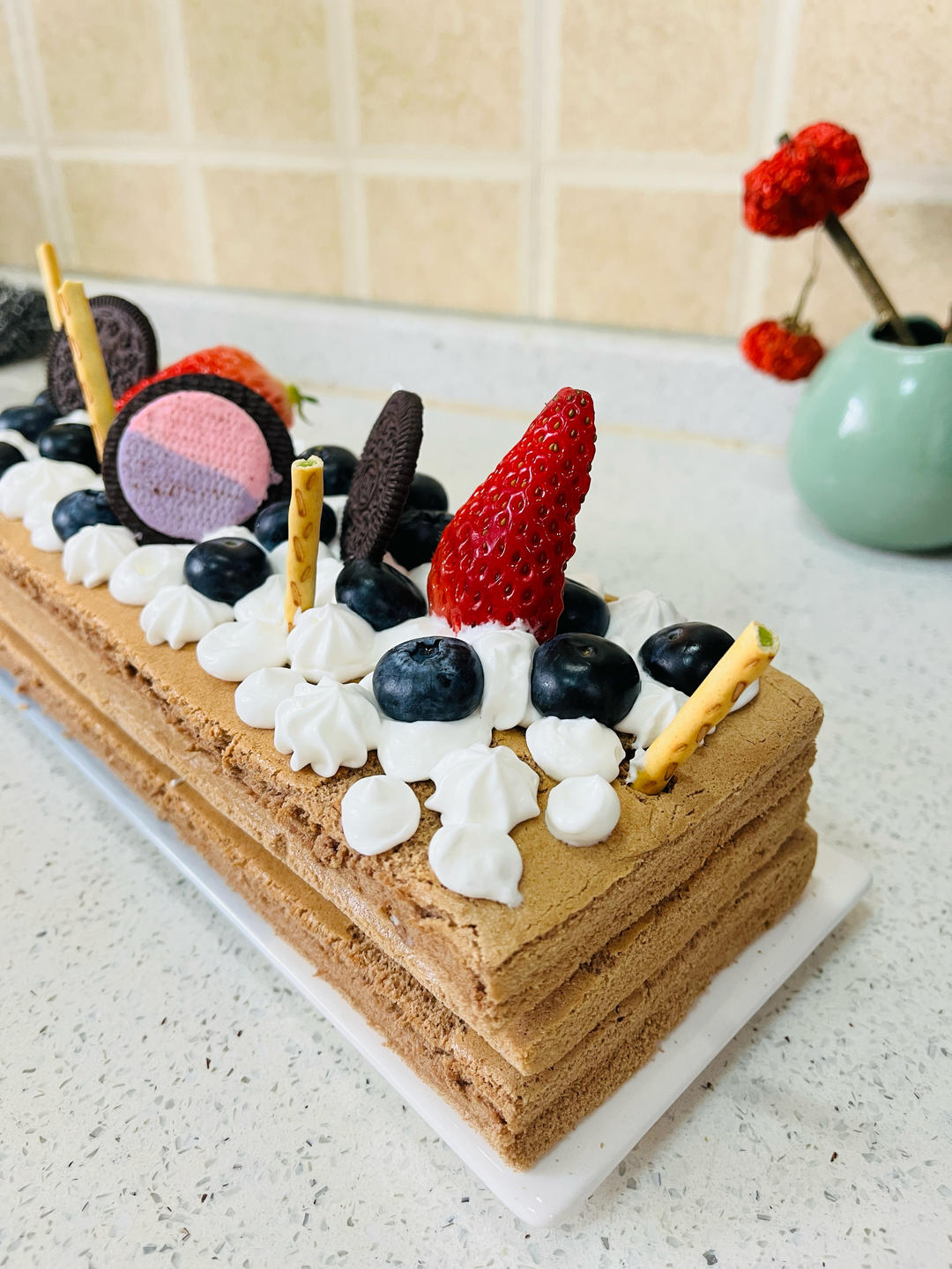 可可奥利奥咸奶油蛋糕