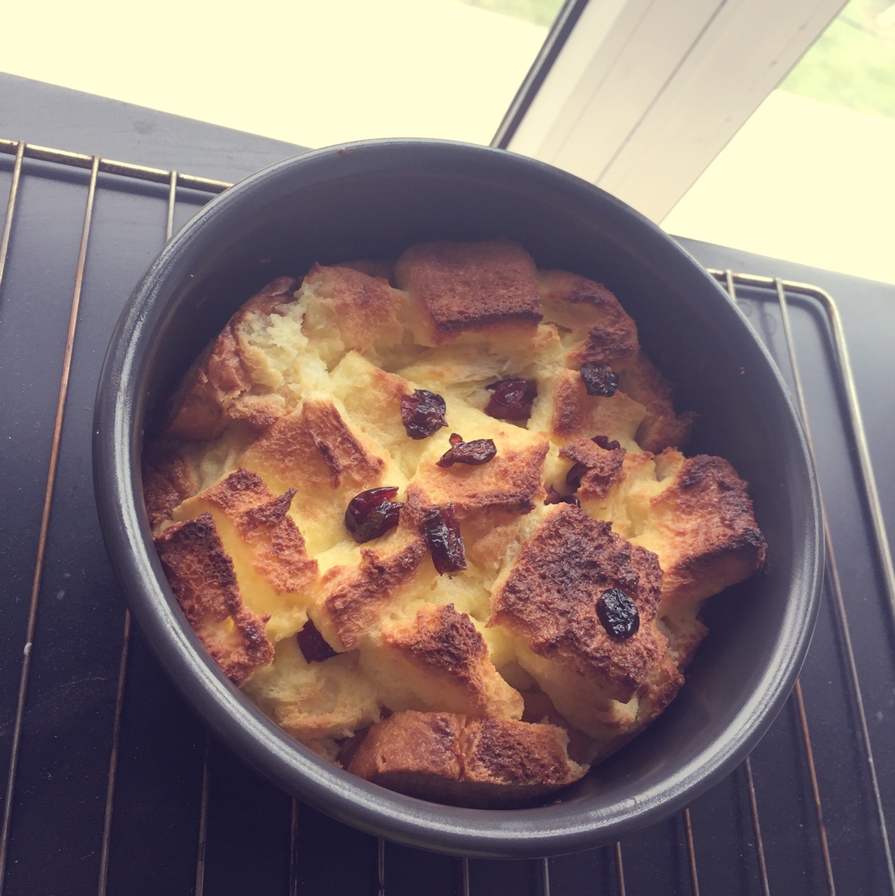 焗烤蔓越梅吐司布丁