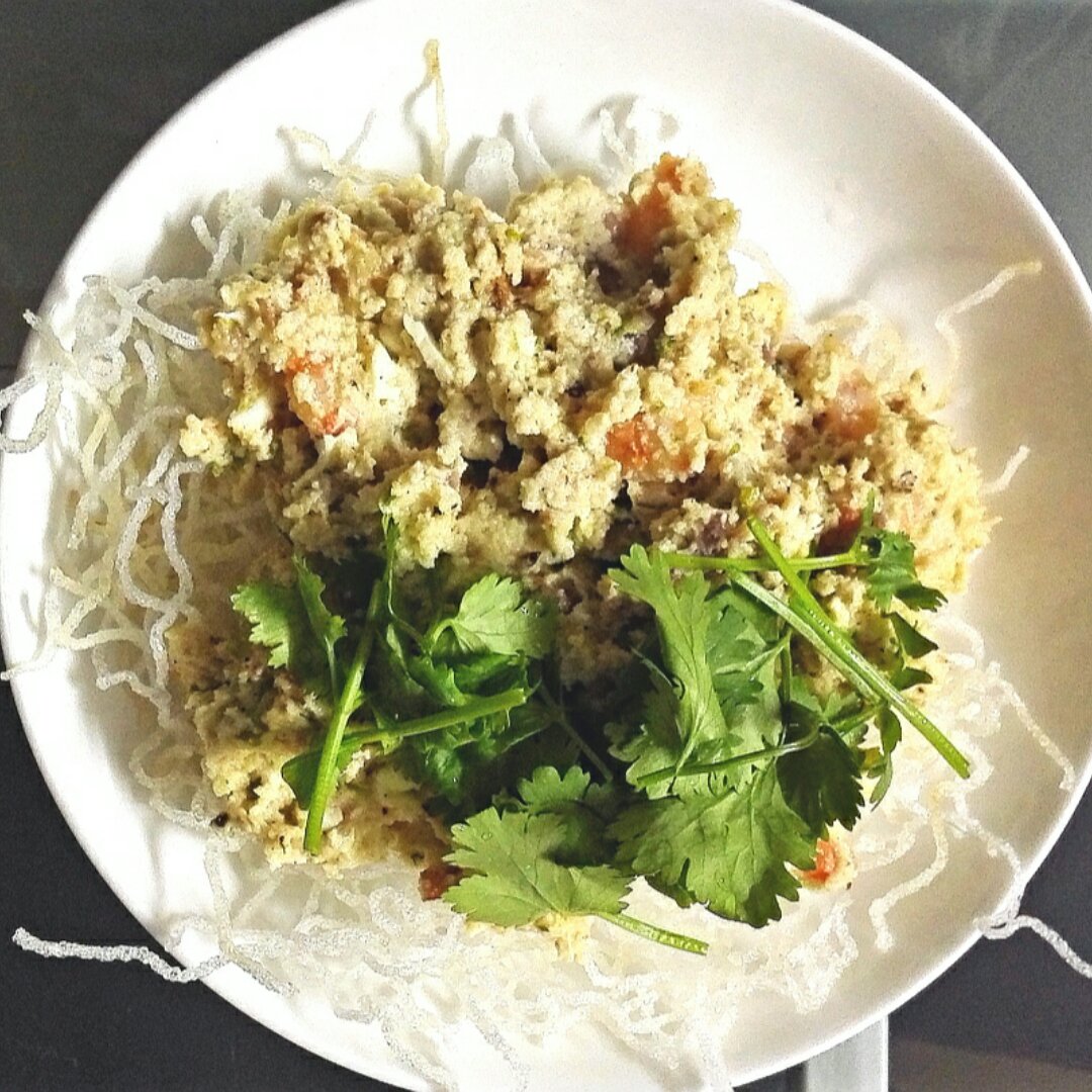 虾仁炒牛奶