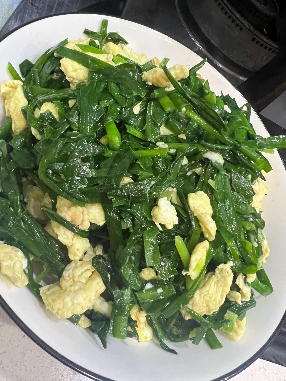 韭菜炒鸡蛋——三分钟快手下饭菜 掌握火候的秘诀