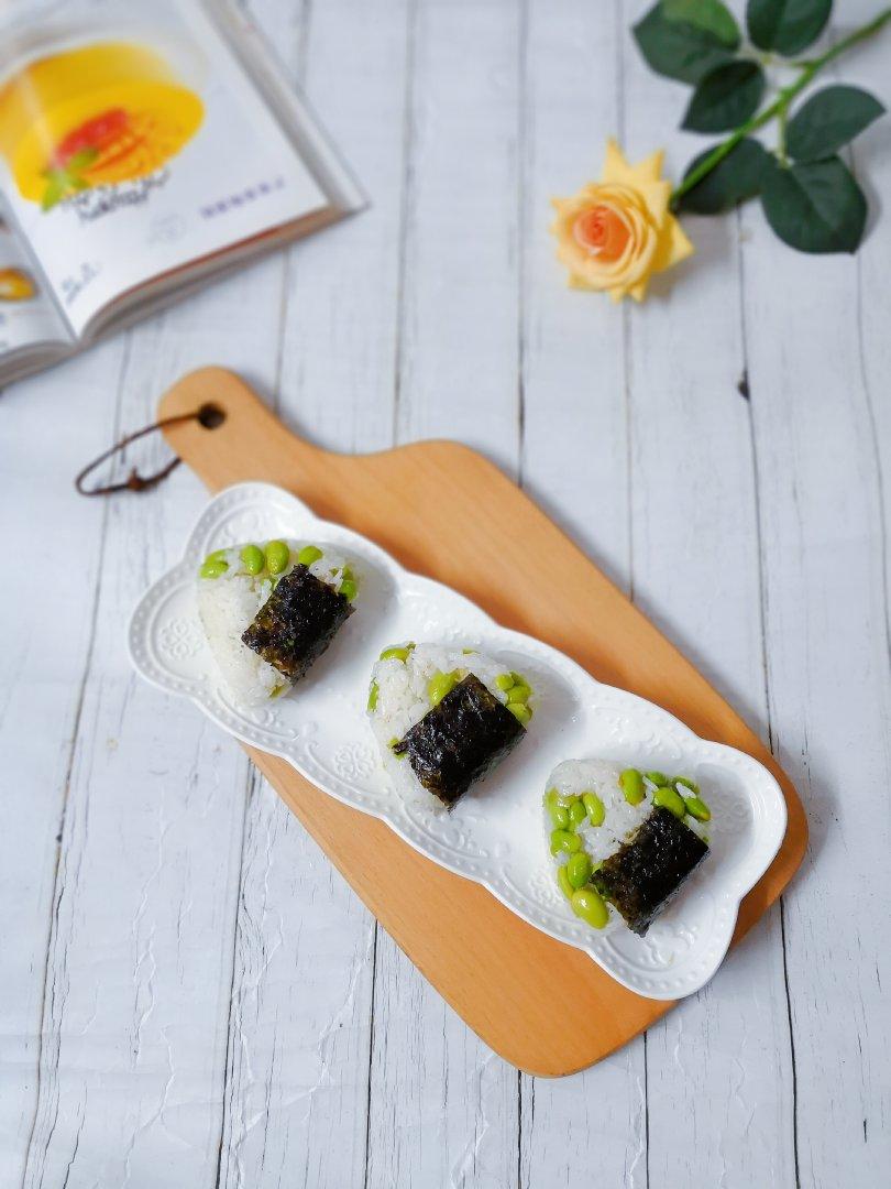日式青豆三角饭团〖清新淡雅〗