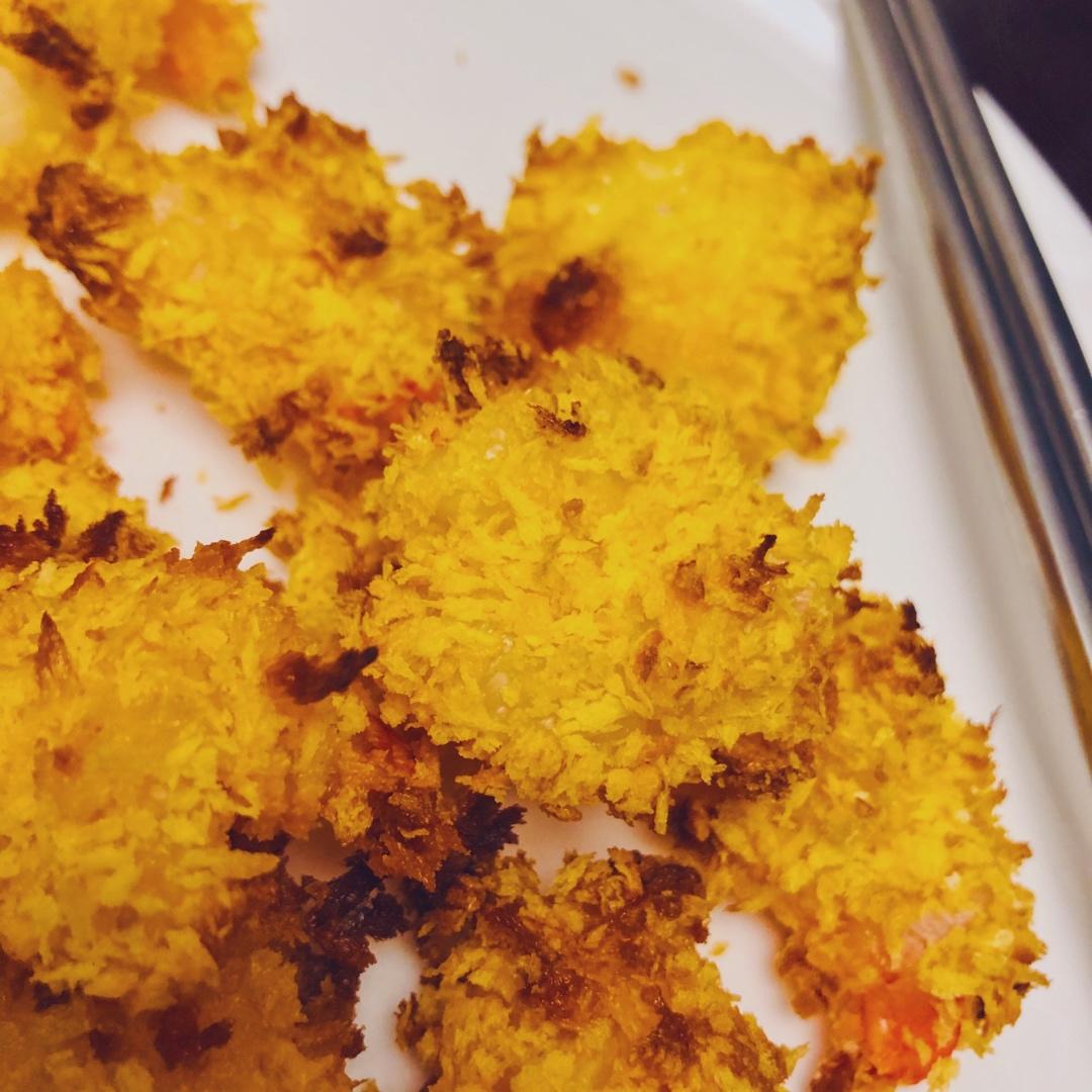 面包糠虾（烤箱版）