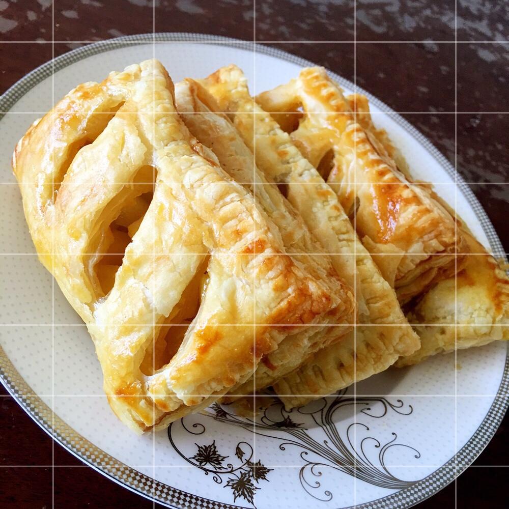 超简单快手的苹果吐司派