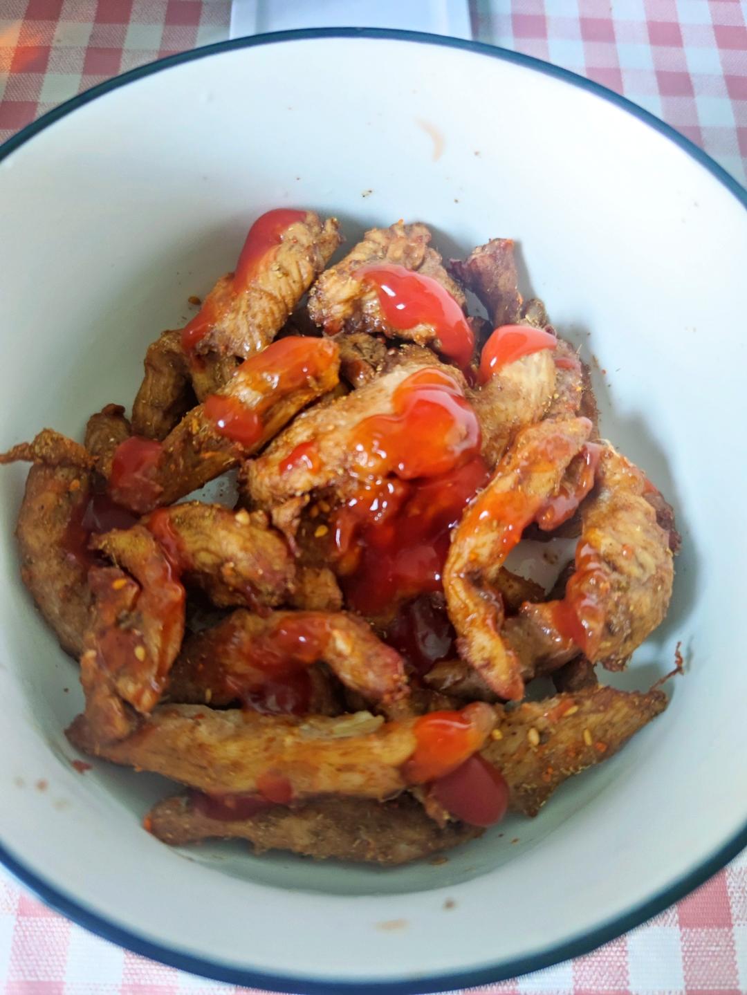 减脂餐|空气炸锅烤鸡胸肉，低脂低卡