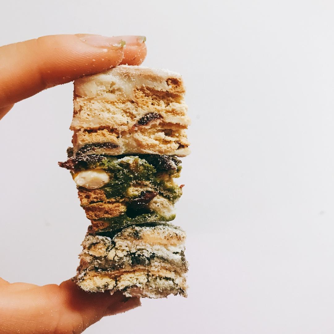 花样口味的雪花酥（12种不同口味）