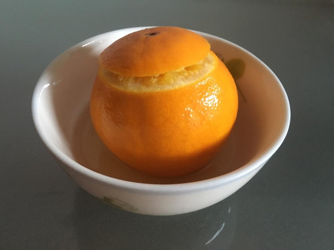 盐蒸橙子治疗咳嗽