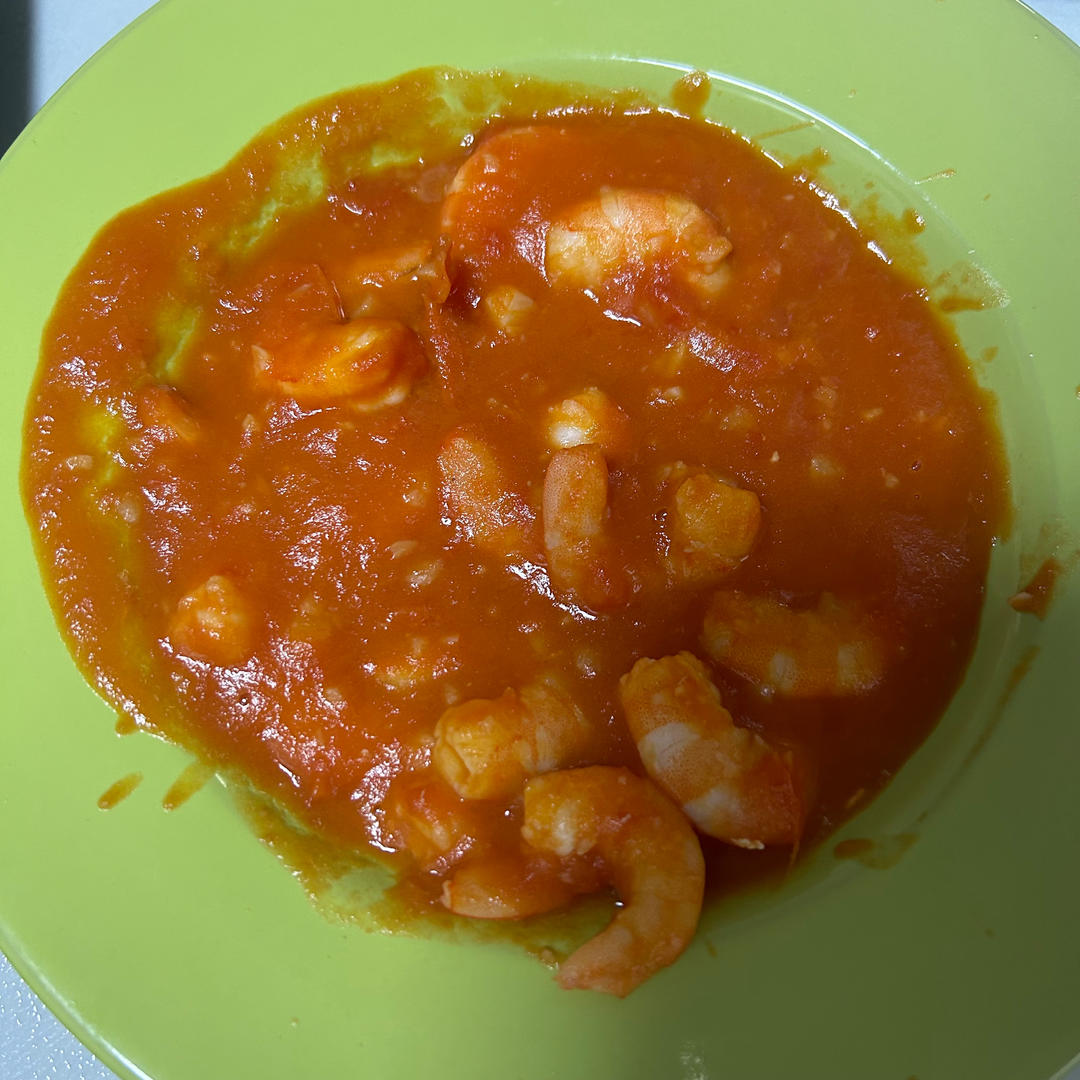 小朋友追着要吃的🍅番茄虾仁