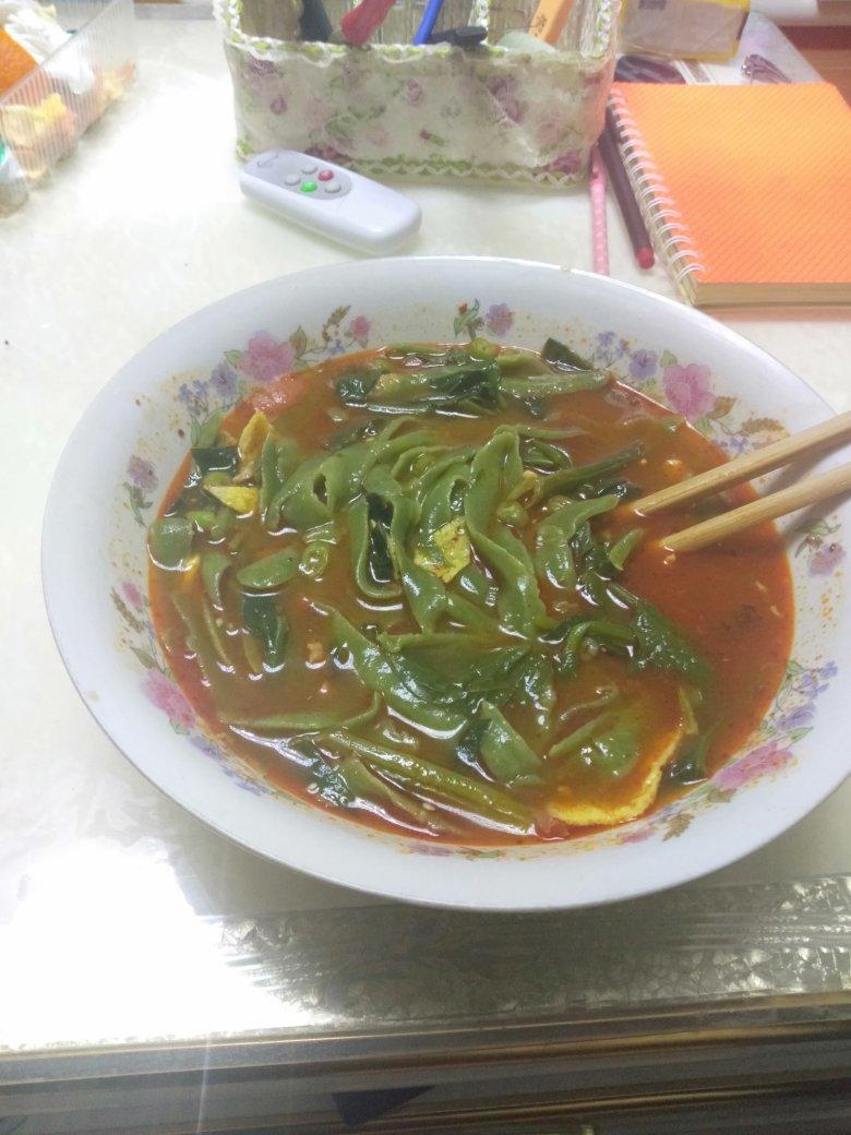 自制刀削面