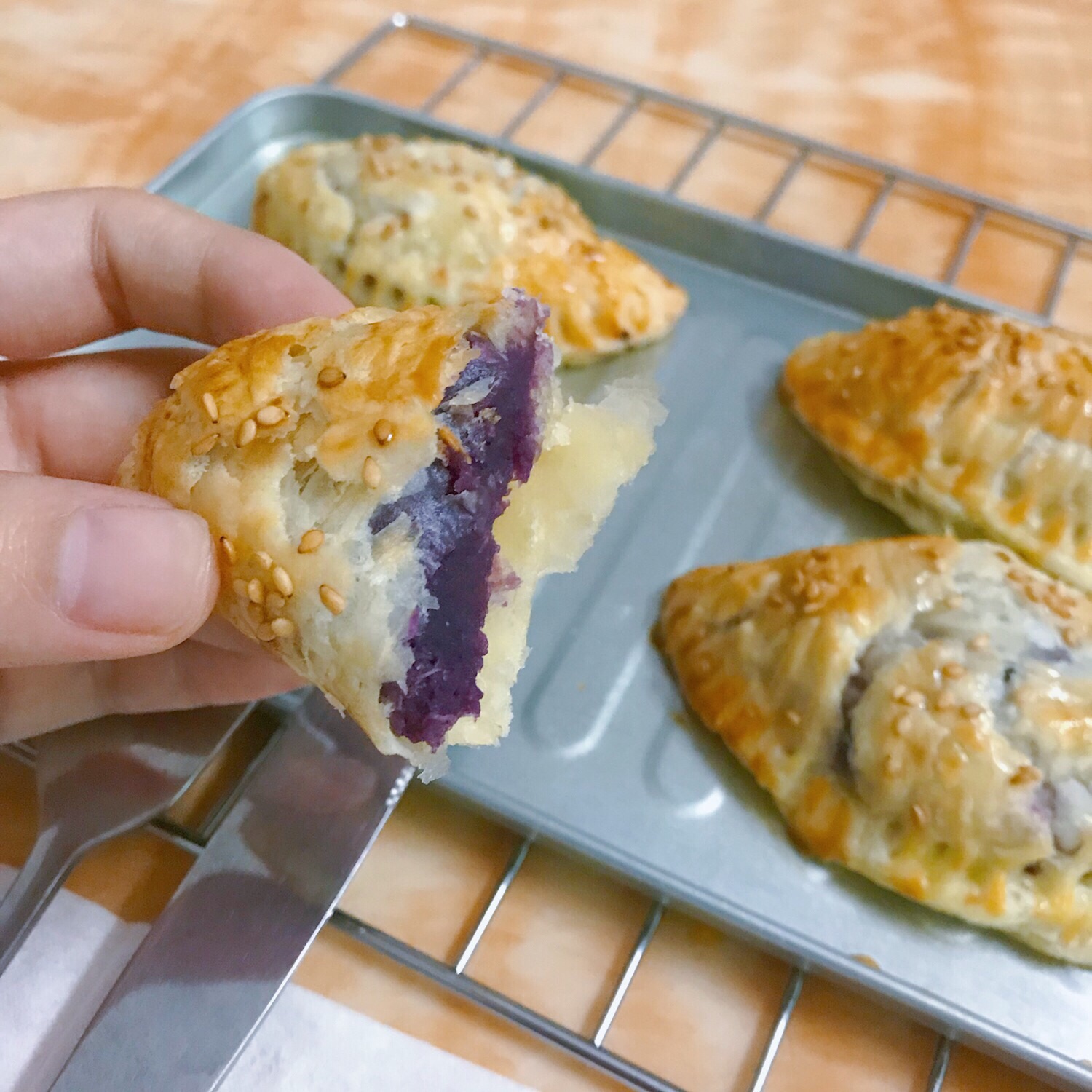 🍠紫薯酥 蛋挞皮版