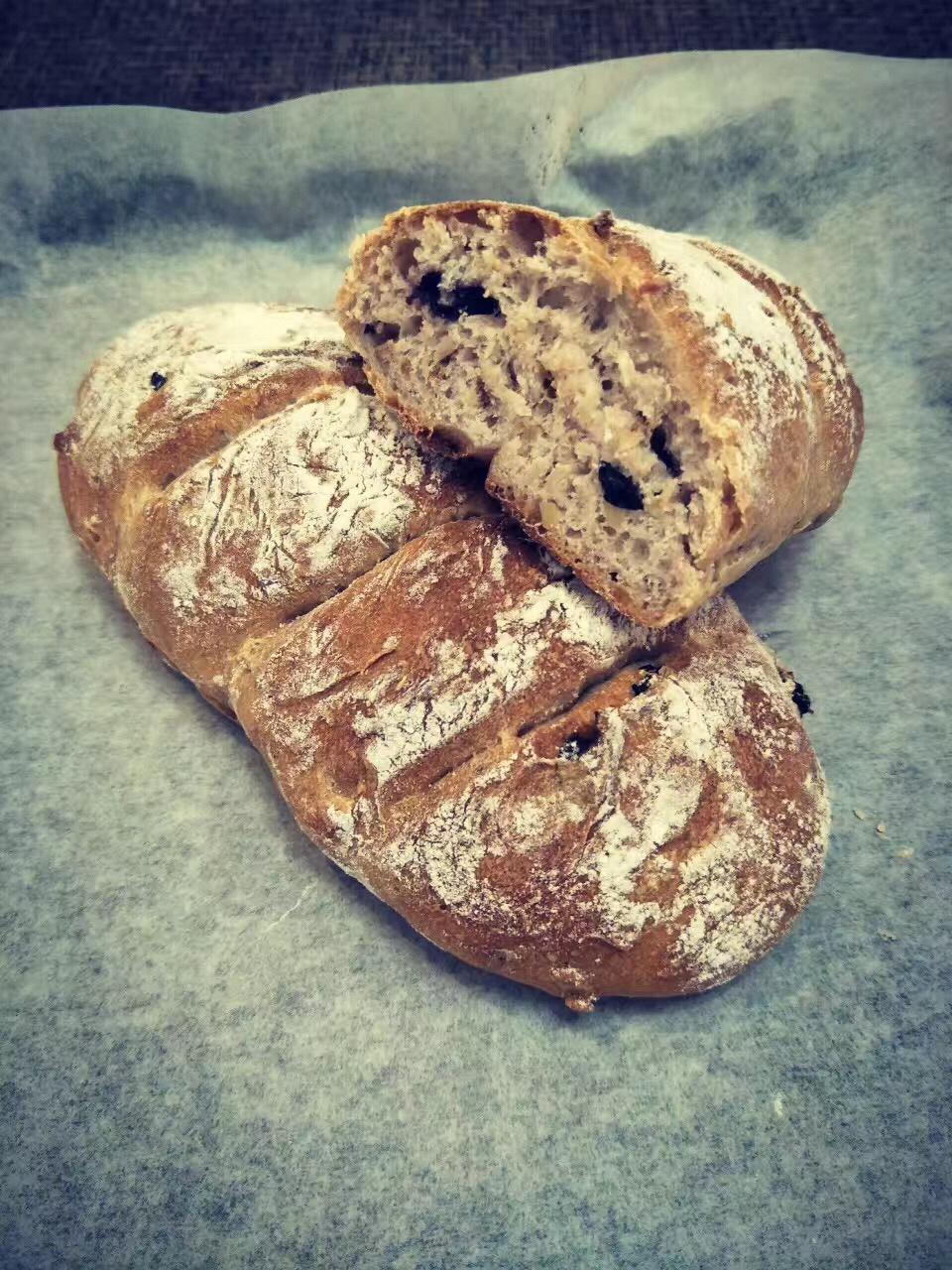 全麦核桃包～软欧包