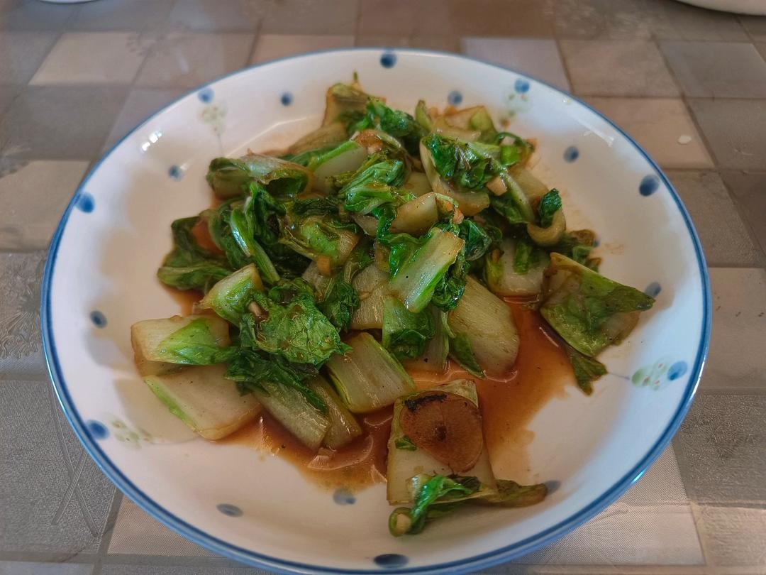 蒜香蚝油快菜