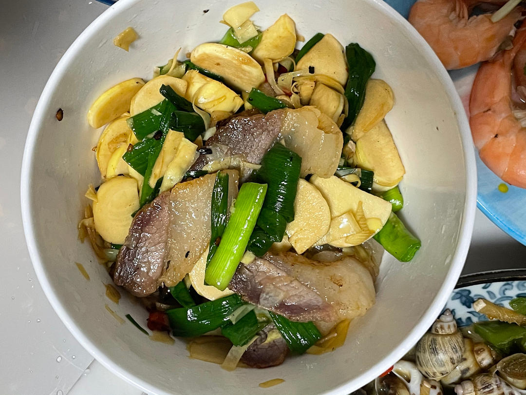 冬笋炒腊肉