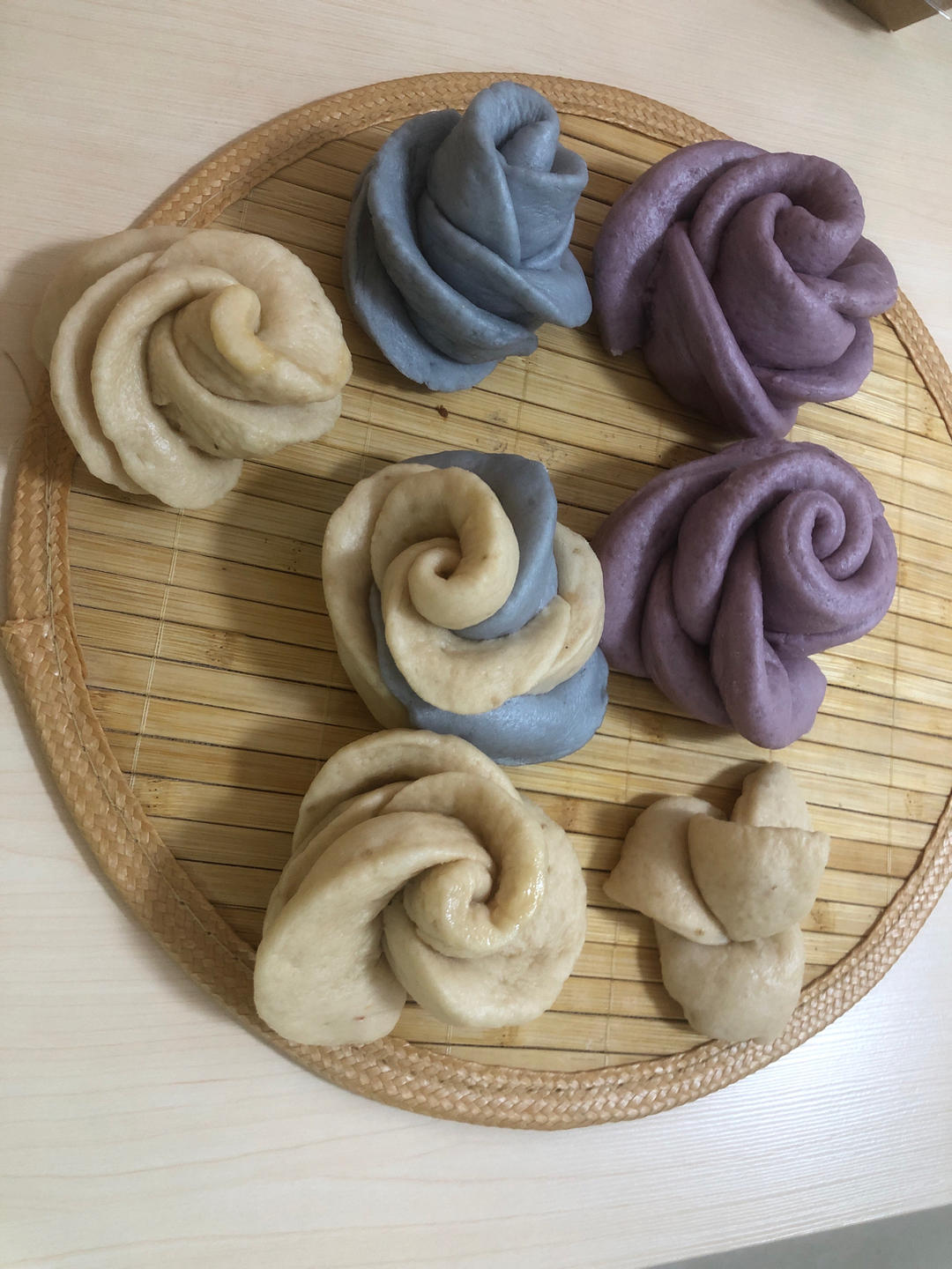 蓝色妖姬玫瑰花馒头 *花儿馒头208