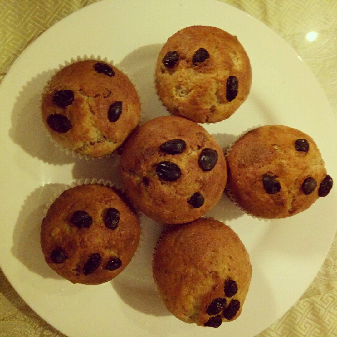 少女心的香蕉蔓越莓玛芬