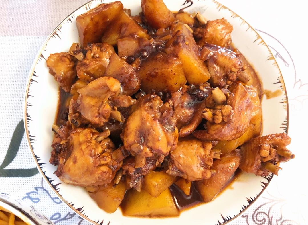 土豆炖鸡翅（快手零失败）