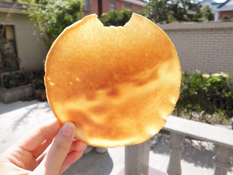 平底锅脆皮蛋卷