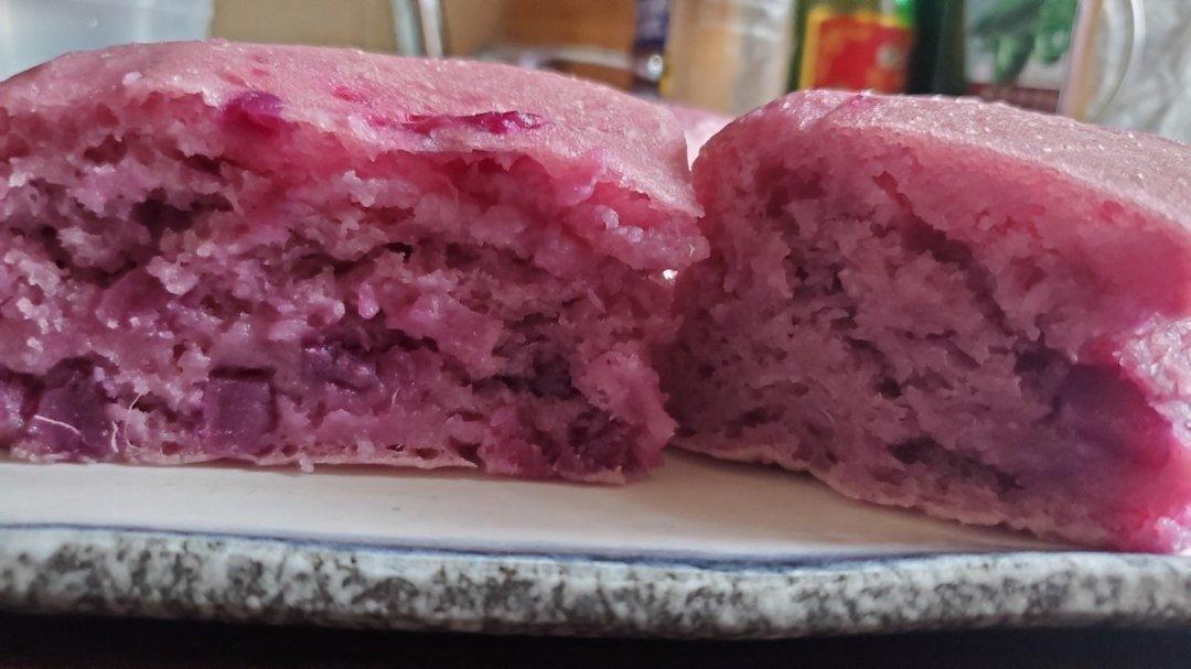 紫薯蒸糕 (酵母版)