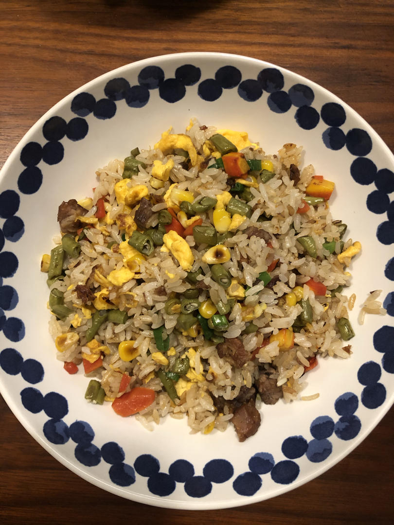酸豆角炒饭