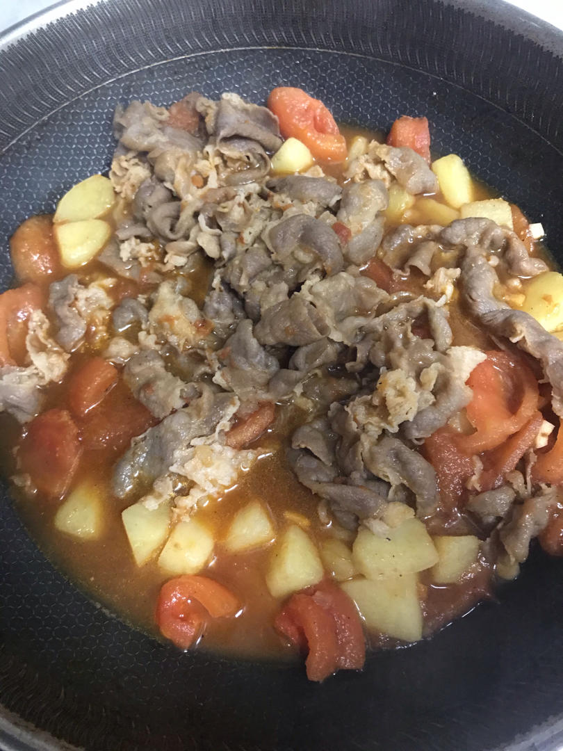 超开胃的番茄土豆肥牛汤‼️下米饭无敌了