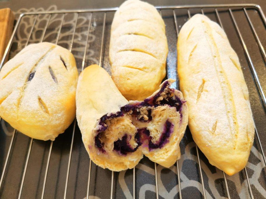 馅料超多超满足的抹茶麻薯软欧包