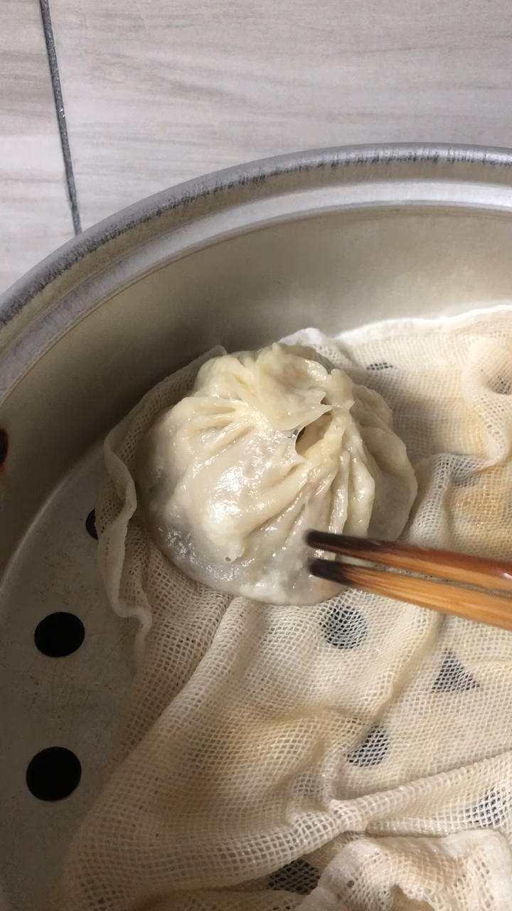 流汤汁的大肉包