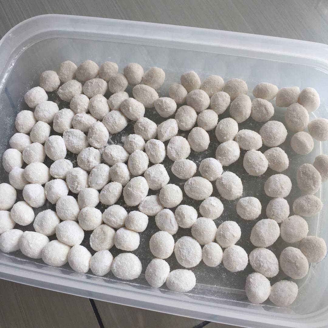 （汤种法）糯米小圆子