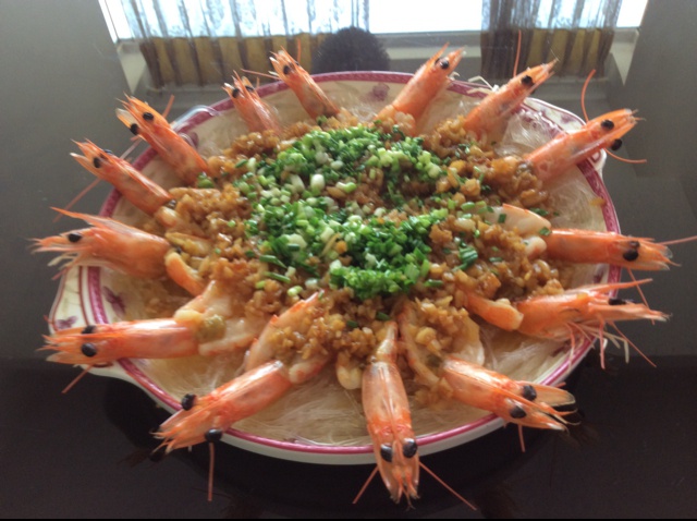 蒜蓉粉丝蒸虾