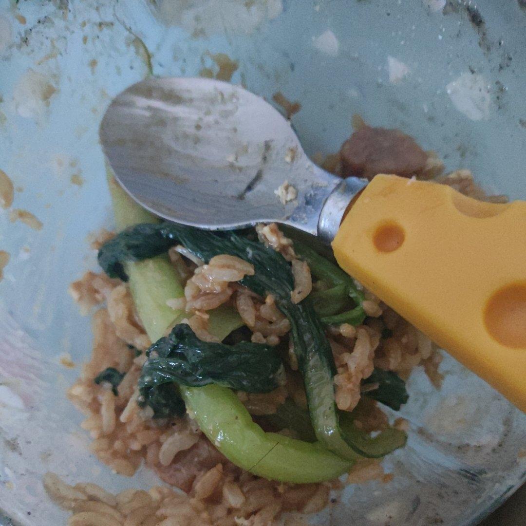 零失败 绝对惊艳 广式腊肠葱油煲仔饭（极简电饭煲版）