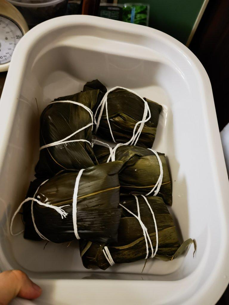 绿豆猪肉粽子