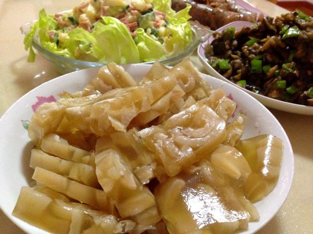 为家人做晚餐