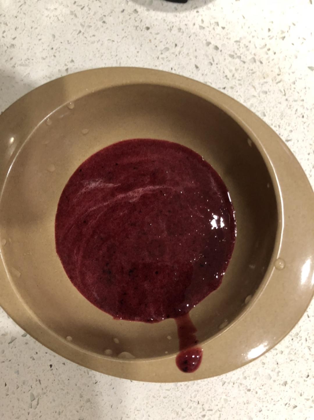 宝宝辅食之蓝莓泥的做法
