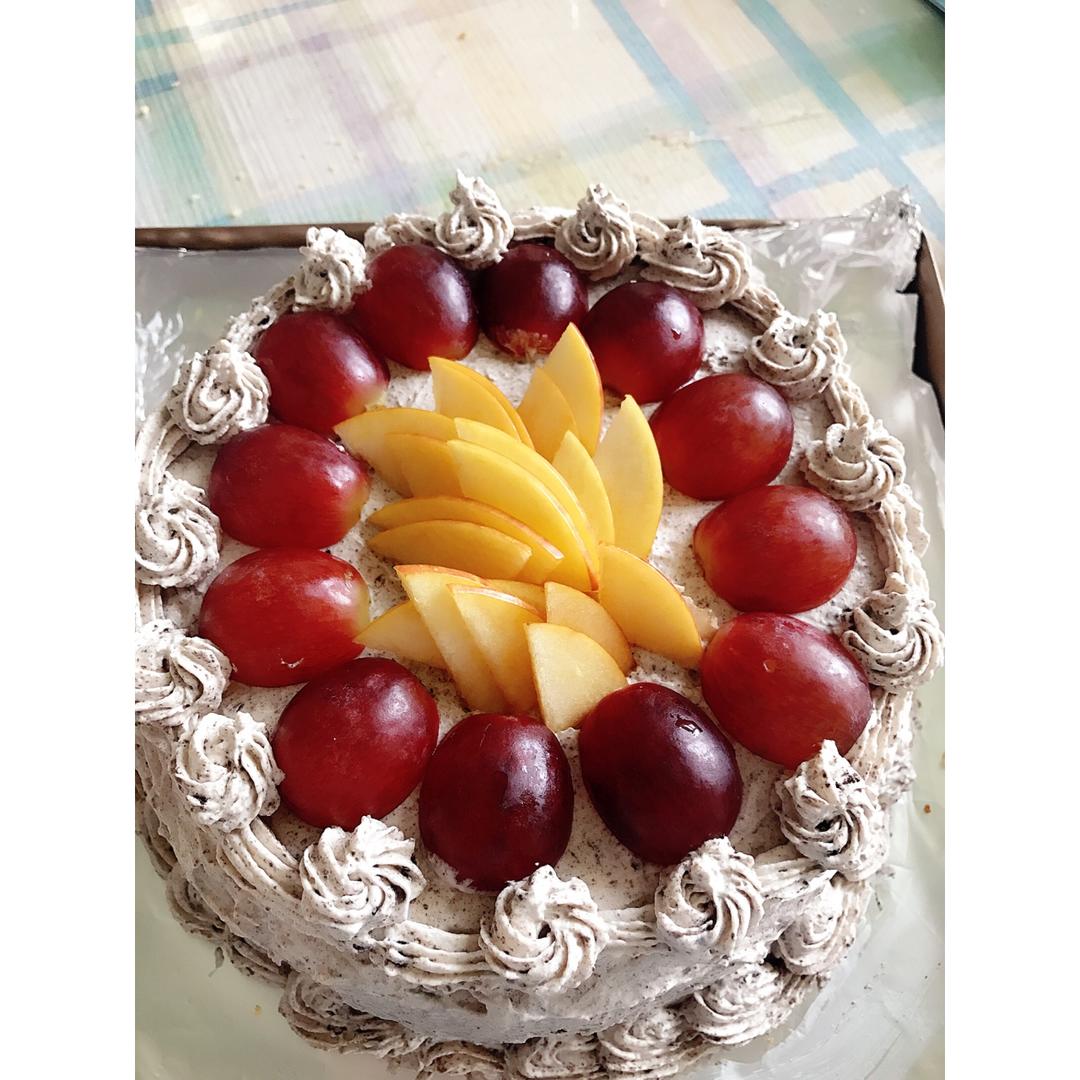 八寸戚风蛋糕（生日蛋糕坯）附六寸配单